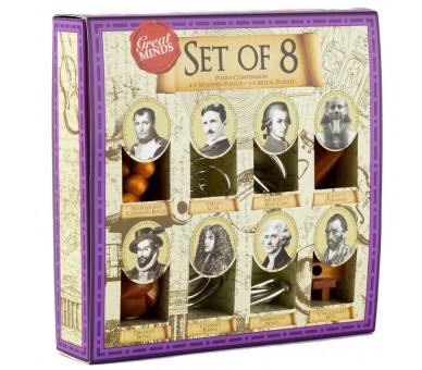 Set 8 juegos habilidad The Great Minds