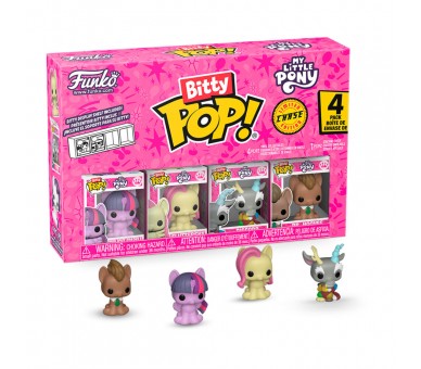Blister 4 figuras Bitty POP My Little Pony Twilight Sparkle