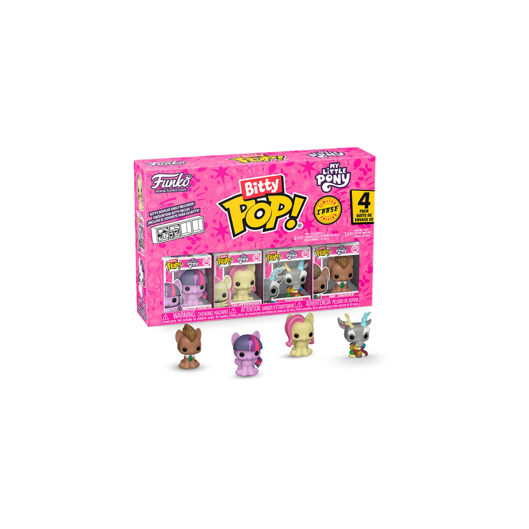 Blister 4 figuras Bitty POP My Little Pony Twilight Sparkle