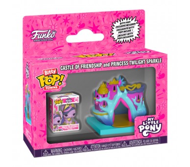 Figura Bitty POP Town My Little Pony Castle of Friendship and Princess Twilight Sparkle