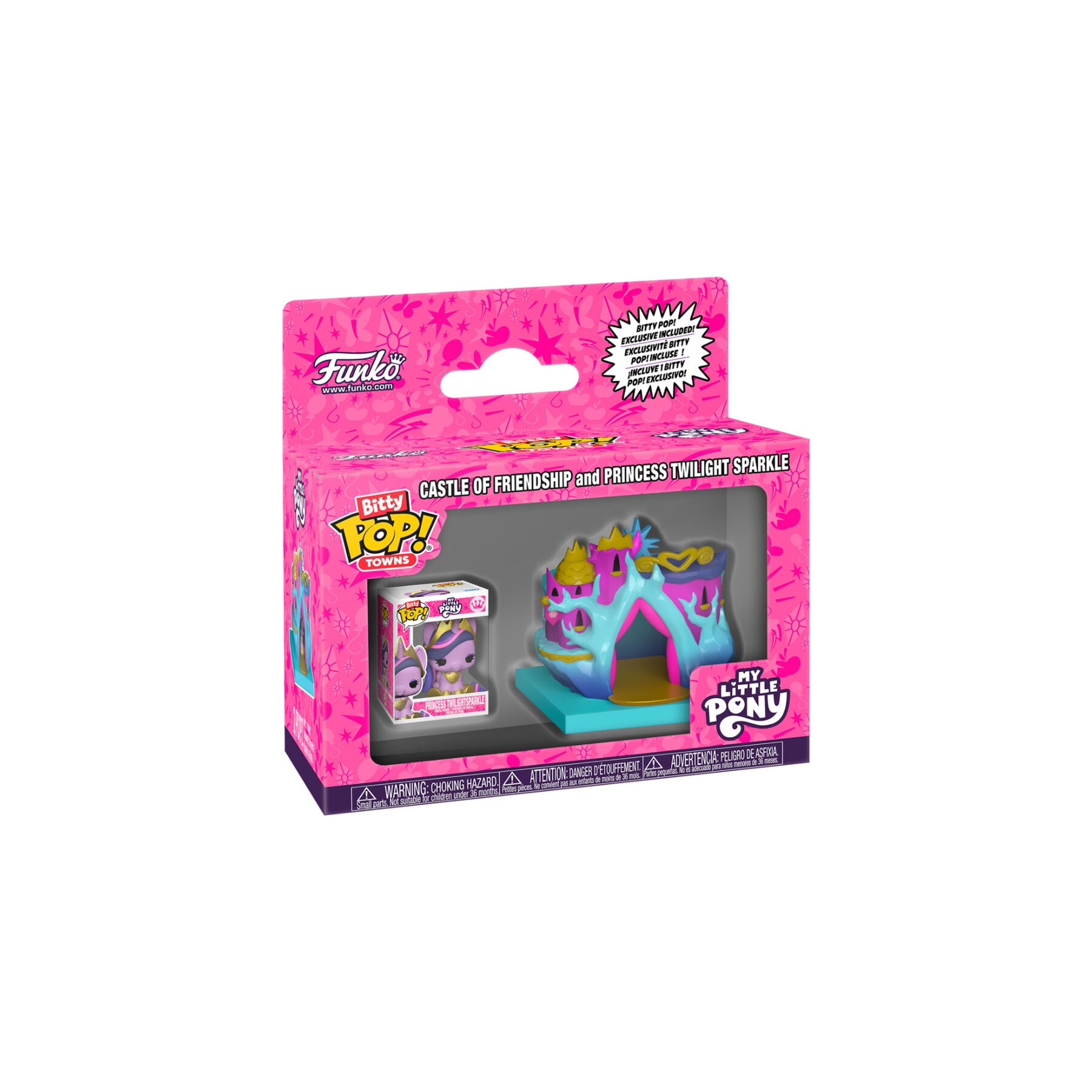 Figura Bitty POP Town My Little Pony Castle of Friendship and Princess Twilight Sparkle