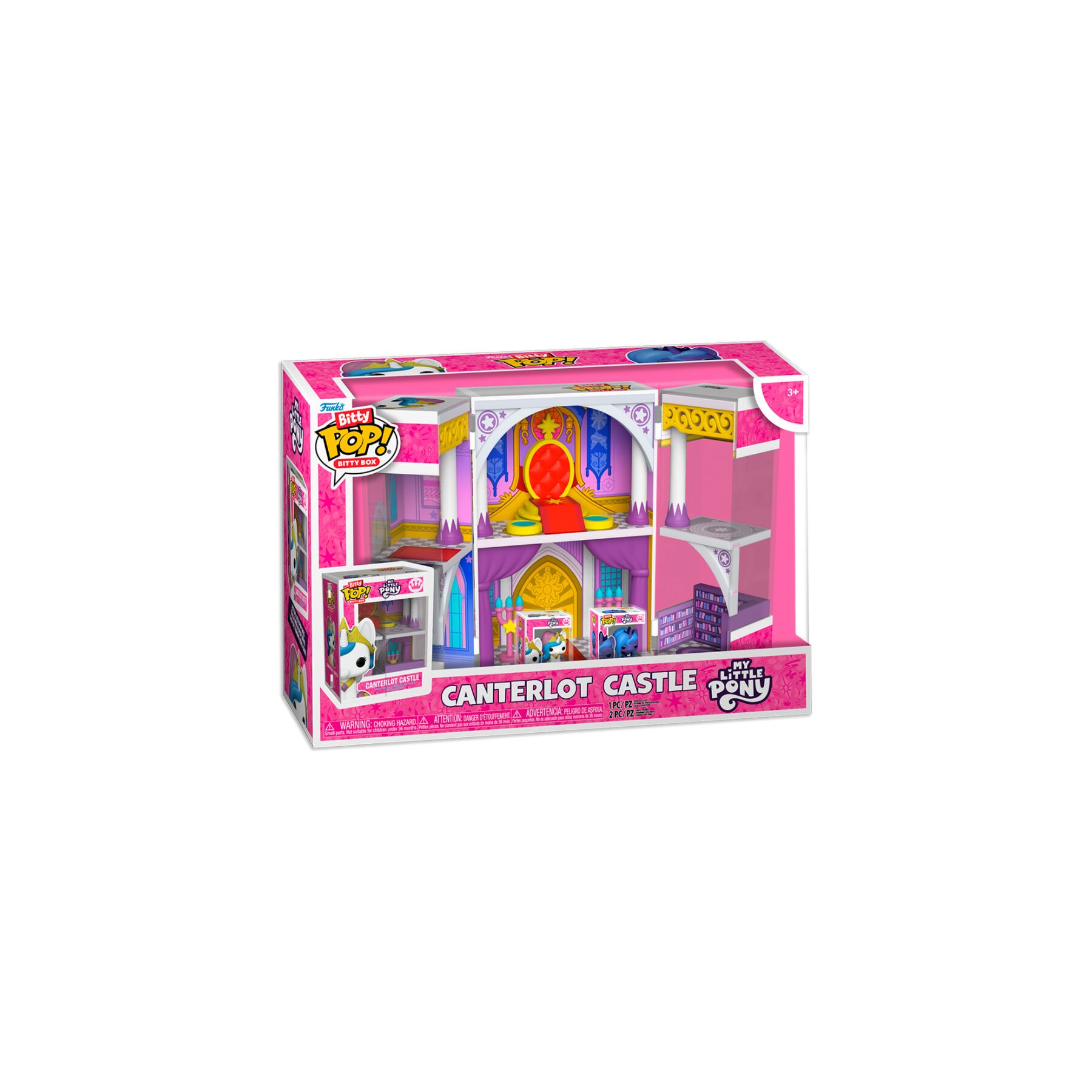 Figura Bitty Boxes My Little Pony Canterlot Castle