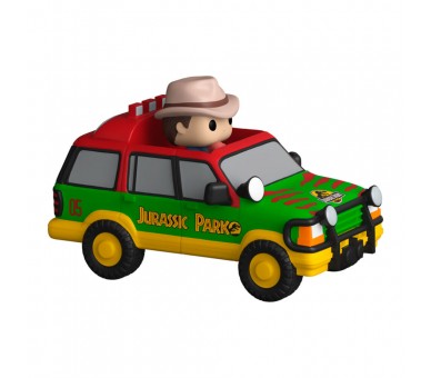 Figura Bitty POP Ride Jurassic Park Dr. Alan Grant and Jurassic Suv