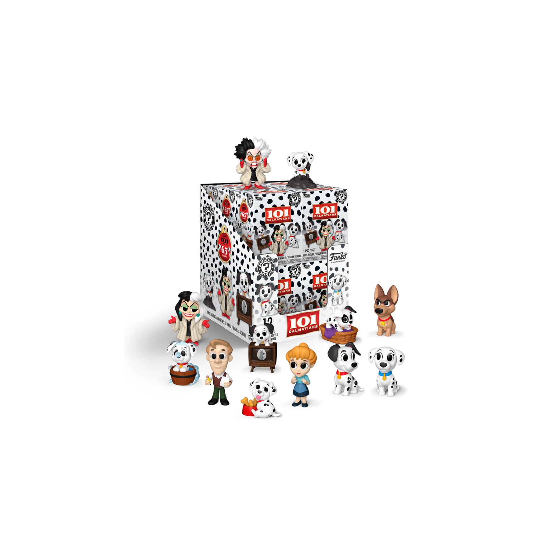 Figura Mystery Mini 101 Dalmatas Disney surtido