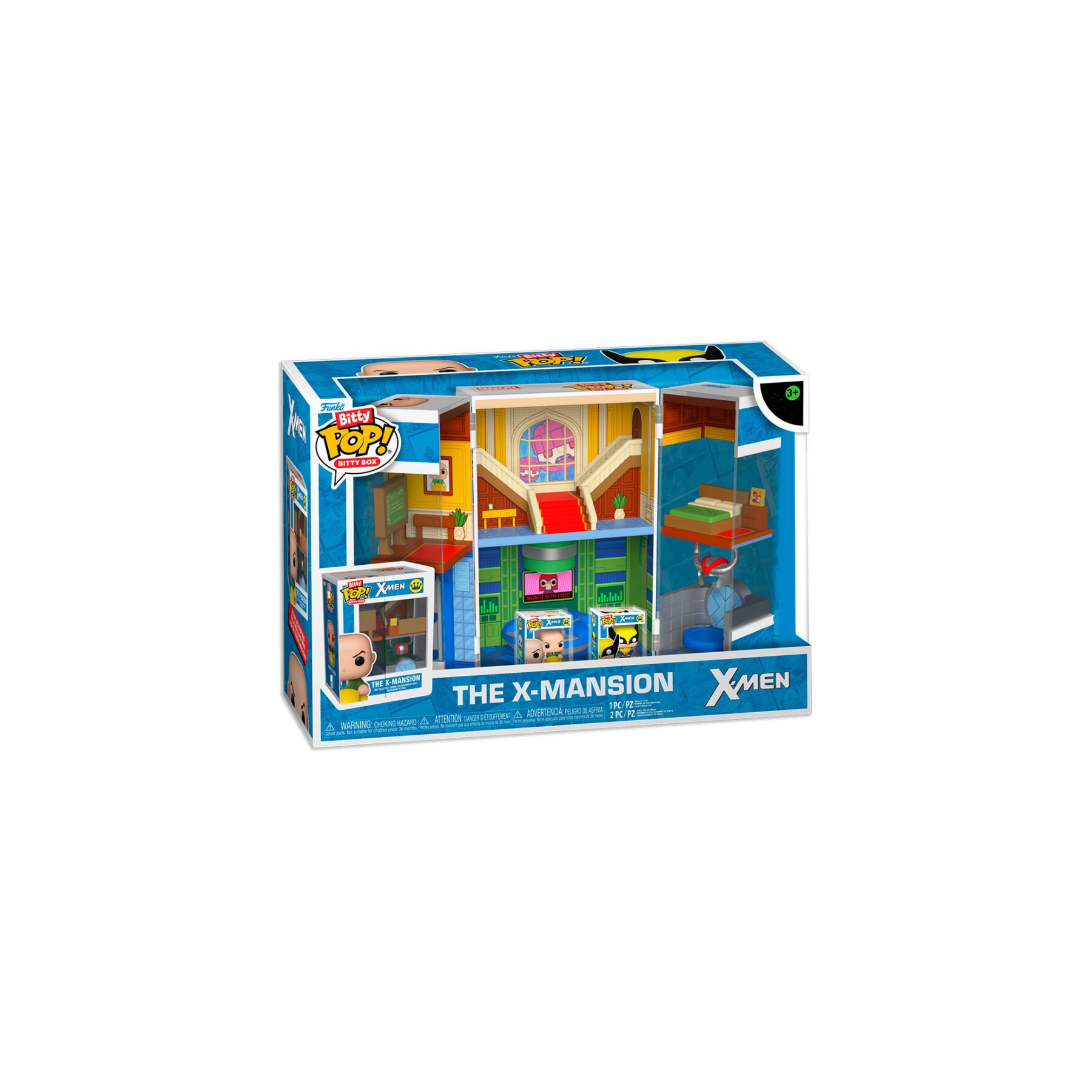 Figura Bitty Boxes Marvel X-Men The X-Mansion