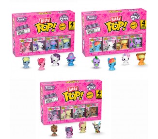 Blister 4 figuras Bitty POP My Little Pony surtido