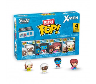 Blister 4 figuras Bitty POP Marvel X-Men surtido