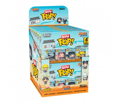 Blister 4 figuras Bitty POP Naruto Shippuden surtido