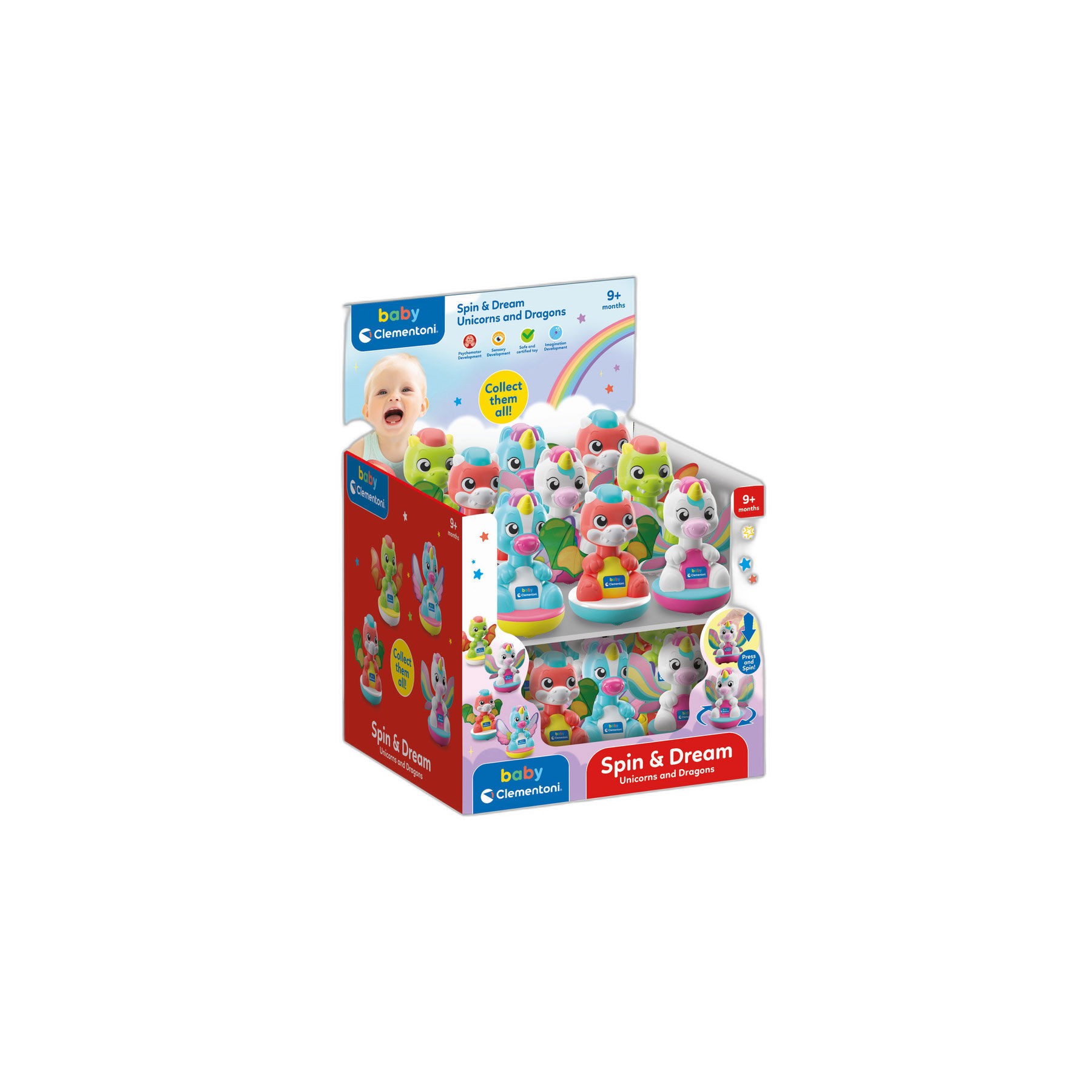 Peonza Unicornio Dragon surtido