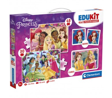 Edukit 4 en 1 Princesas Disney