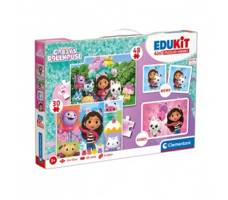 Edukit 4 en 1 La Casa de Muñecas de Gabby