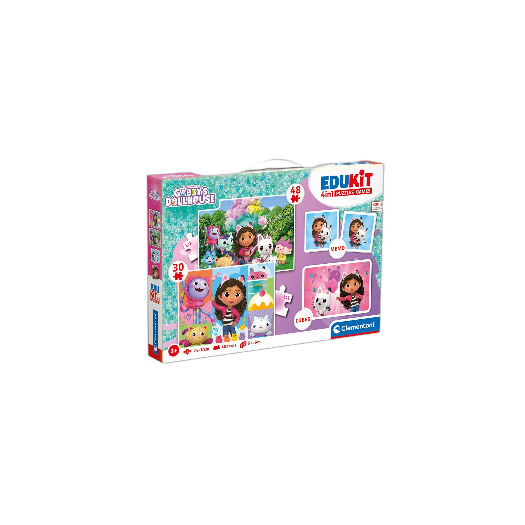 Edukit 4 en 1 La Casa de Muñecas de Gabby