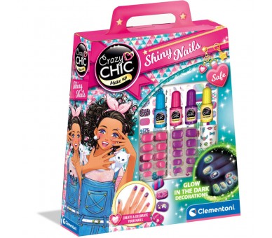 Uñas brillantes en la oscuridad Crazy chic