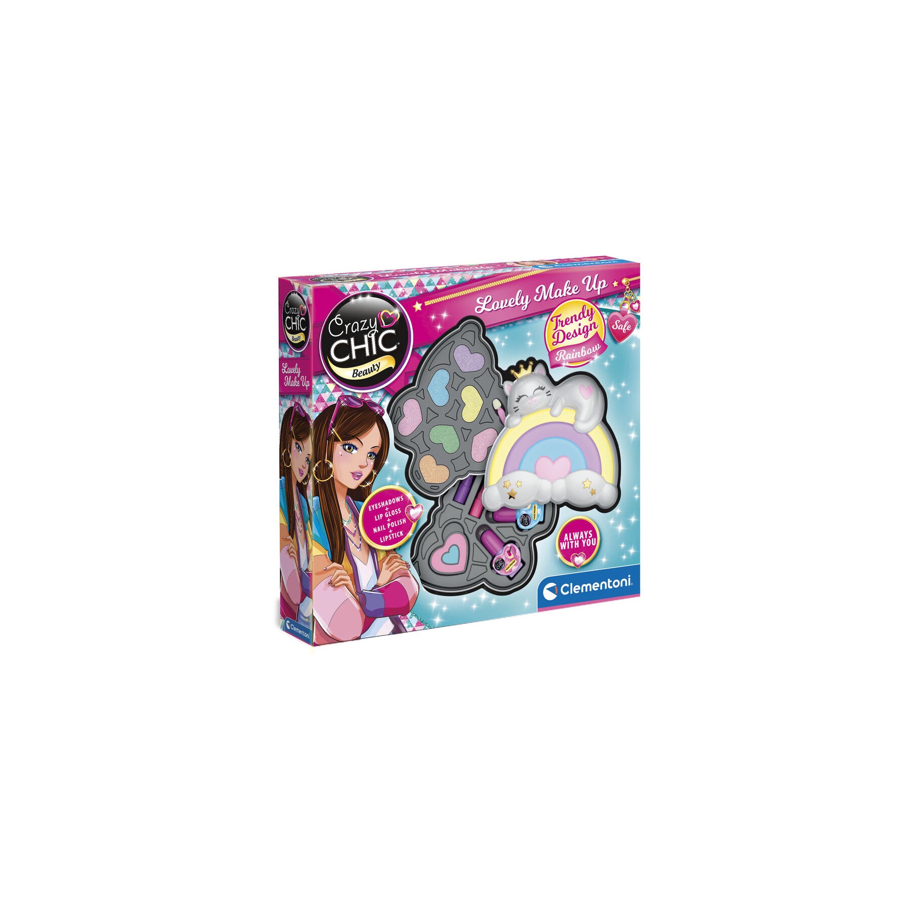 Estuche Lovely Maquillaje Arcoiris Crazy Chic