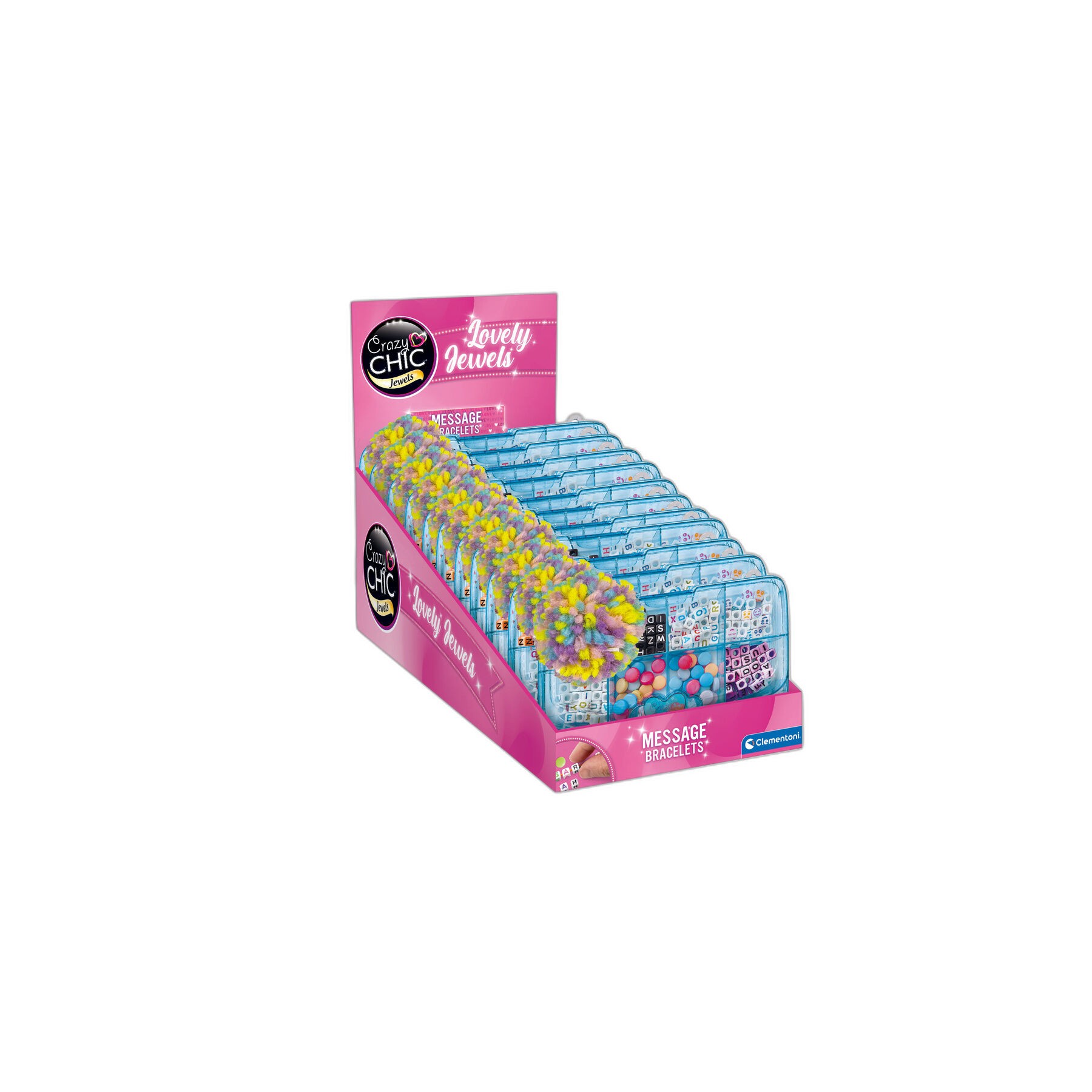 Set Pulseras Mensaje Amistad Blue Crazy Chic