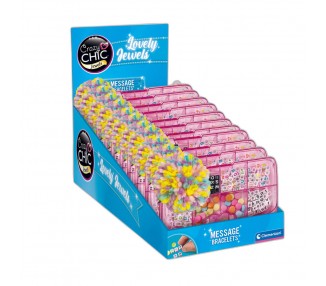 Set Pulseras Mensaje Amistad Pink Crazy Chic