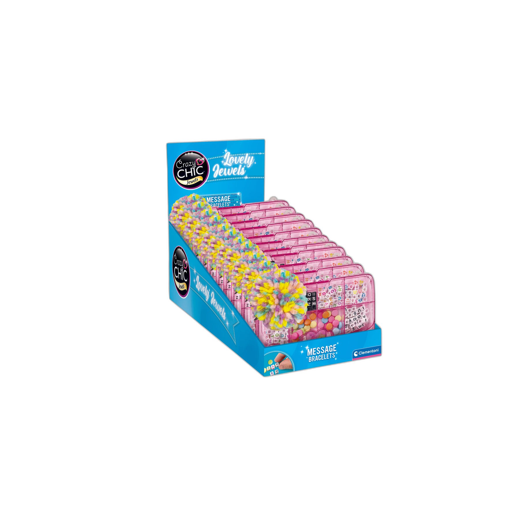 Set Pulseras Mensaje Amistad Pink Crazy Chic