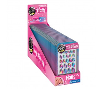 Set de Uñas Glamour Crazy Chic