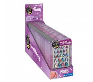 Set de Uñas Butterfly Crazy Chic