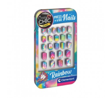 Set de Uñas Rainbow Crazy Chic