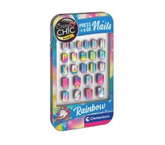 Set de Uñas Rainbow Crazy Chic