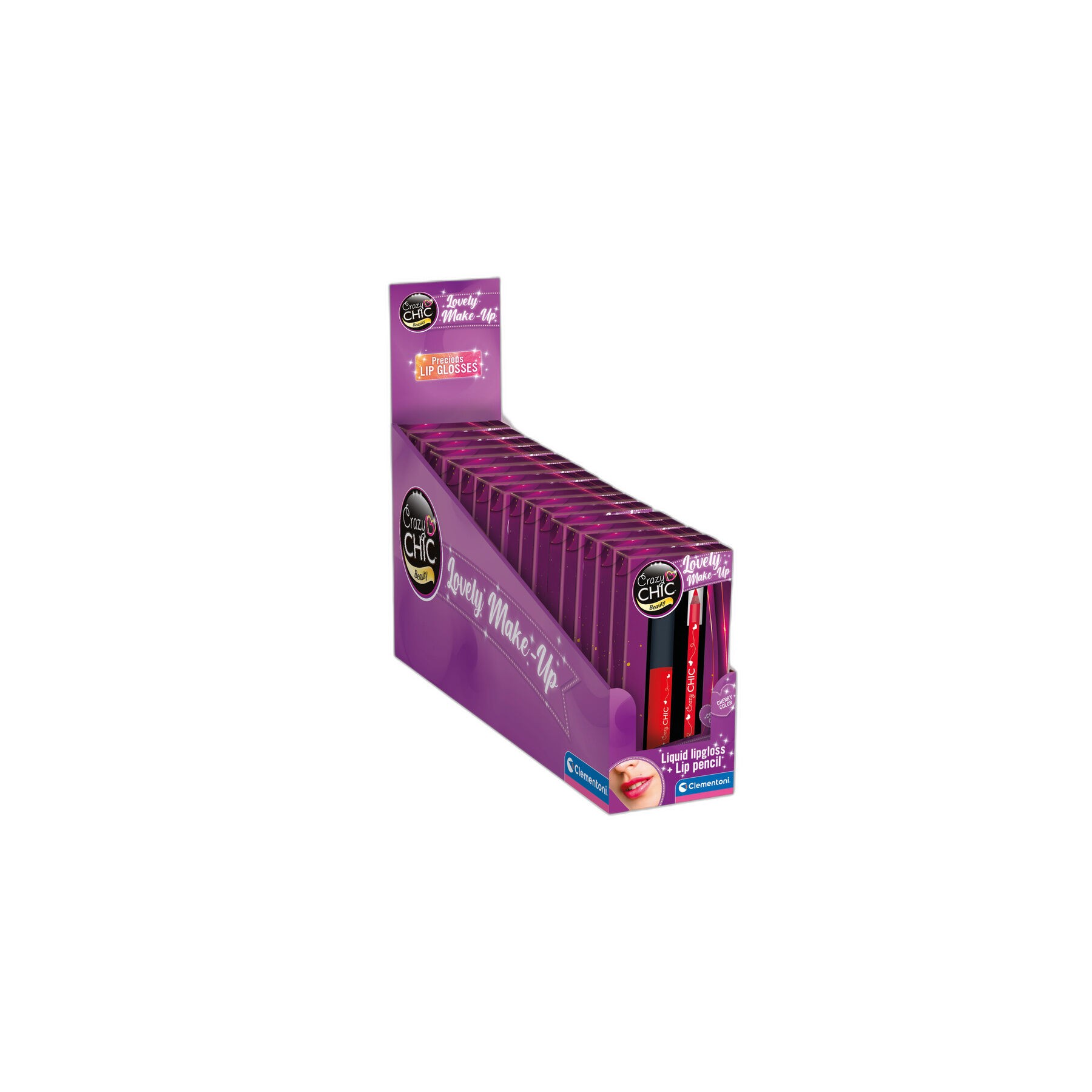 Set Brillo Labios + Lapiz Labial Cherry Crazy Chic