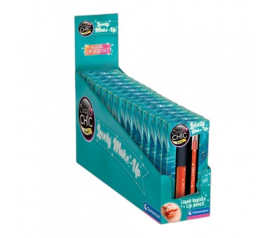 Set Brillo Labios + Lapiz Labial Peach Crazy Chic