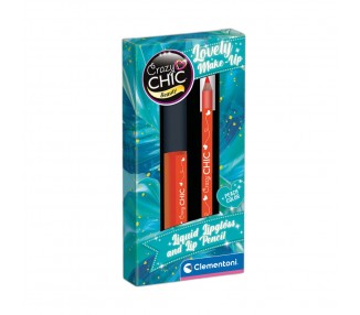 Set Brillo Labios + Lapiz Labial Peach Crazy Chic