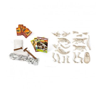 Arqueojugando T Rex y Triceratops fosforescente