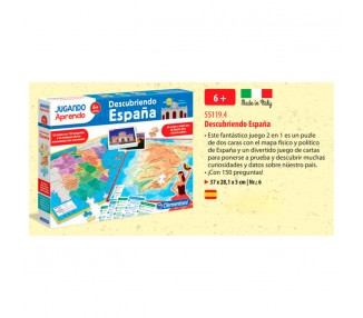 Juego puzzle Mapa Geo descubre España