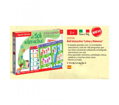 Boli Interactivo Letras y Numeros Español