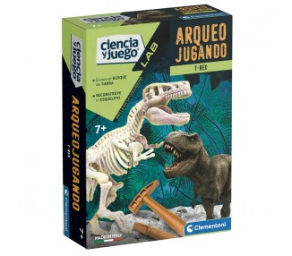 Juego Arqueojugando T-Rex fosforescente