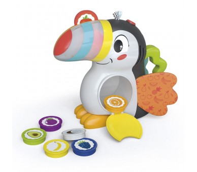 Tucan frutas y colores