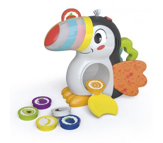 Tucan frutas y colores