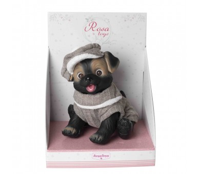 Muñeco bebe reborn perrito pelele y gorrita