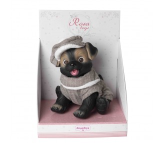 Muñeco bebe reborn perrito pelele y gorrita