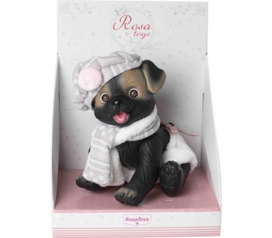 Muñeco bebe reborn perrito pañal y bufanda