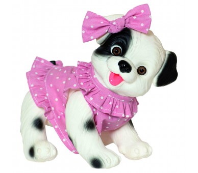 Muñeco bebe reborn perrito dalmata