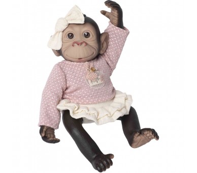 Muñeco Bebe reborn jersey y falda