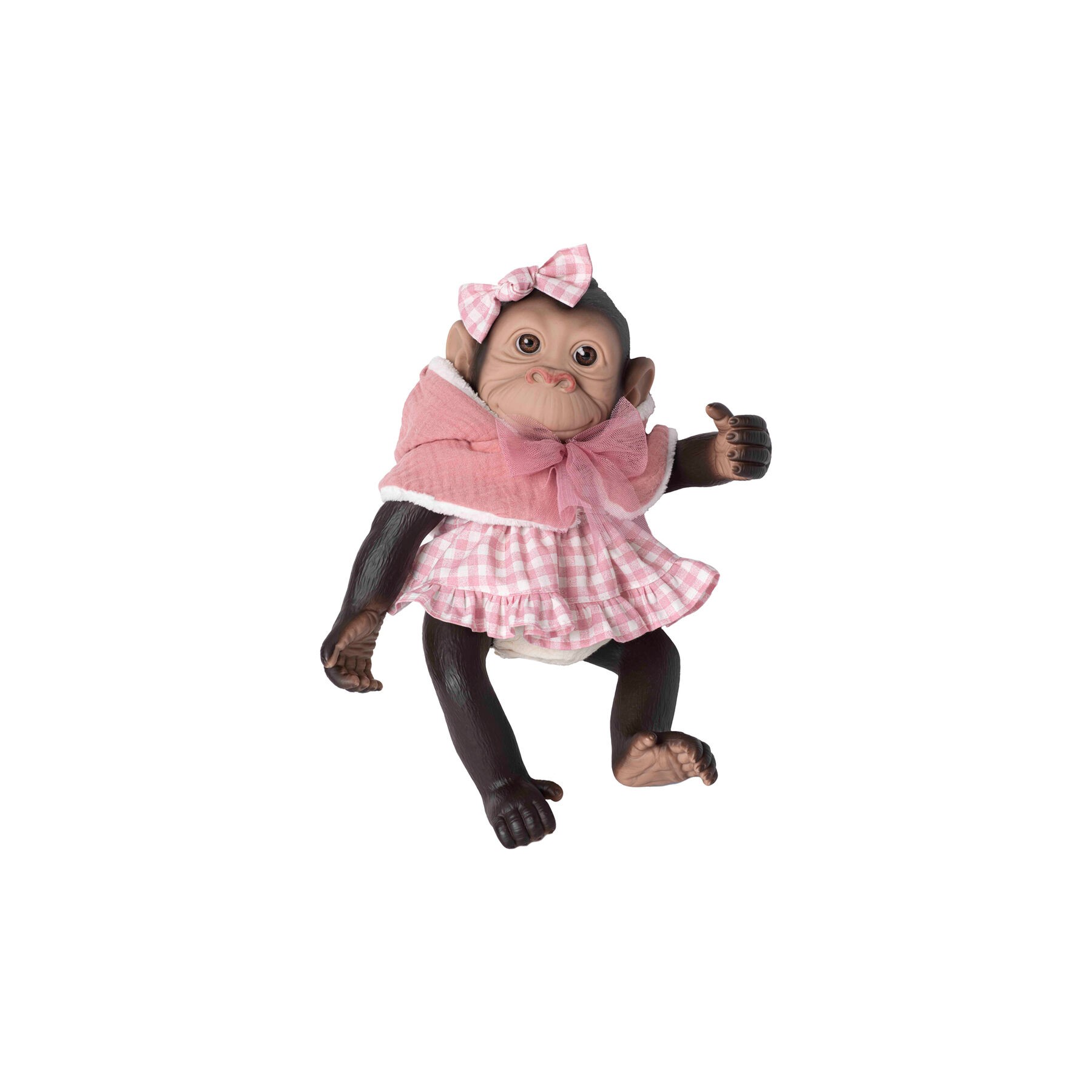 Muñeco Bebe reborn vestido y capa