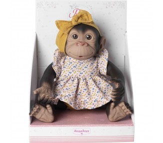 Muñeco Bebe reborn vestido amarillo