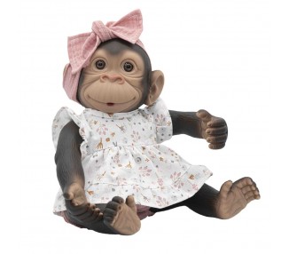 Muñeco Bebe reborn vestido rosa