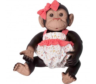 Muñeco Bebe reborn pelele naranja