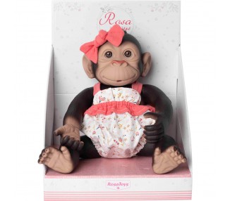 Muñeco Bebe reborn pelele naranja