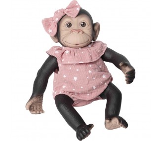 Muñeco Bebe reborn pelele rosa
