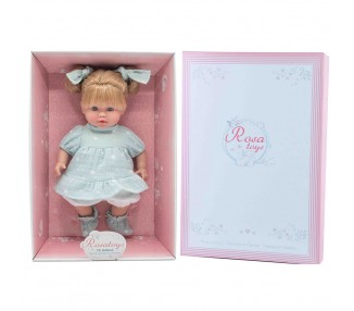 Muñeca Lara habladora azul español