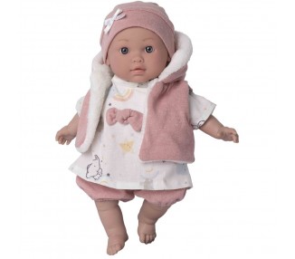 Muñeca bebe Lara lloron chaleco rosa