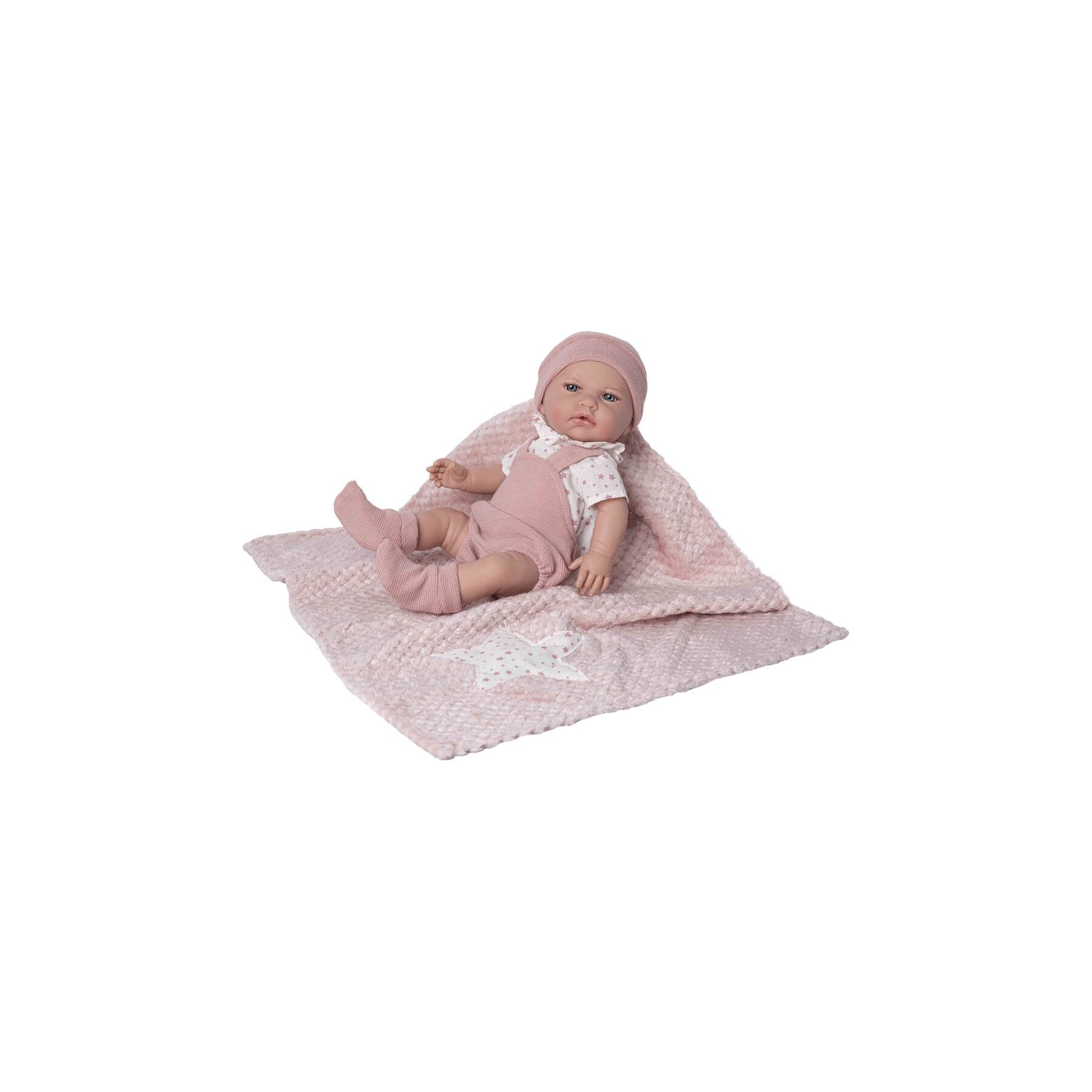 Muñeca bebe reborn recien nacido con mantiita musical