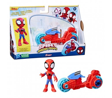 Vehiculo Moto Spidey - Spidey Amazing Friends Marvel