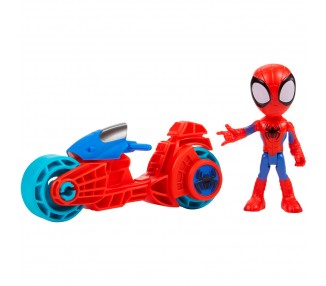 Vehiculo Moto Spidey - Spidey Amazing Friends Marvel